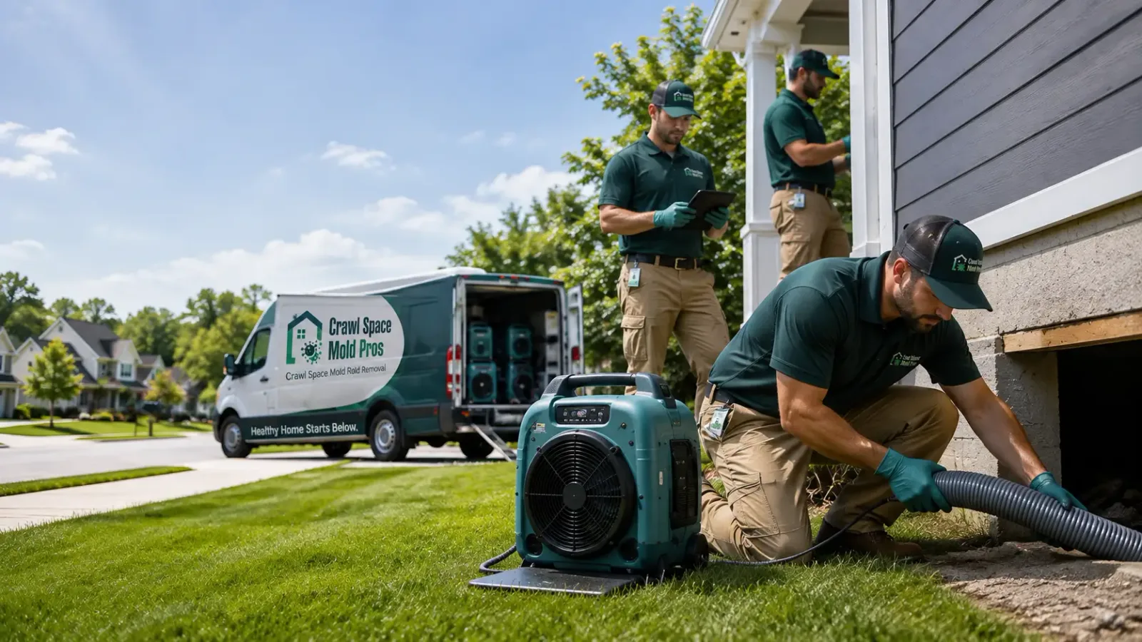Crawl Space Mold Removal in Rushville, OH
